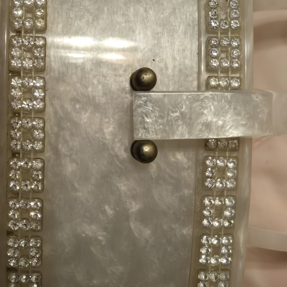 VINTAGE WILARDY LUCITE PURSE MID CENTURY,VERY RARE. - Picture 3 of 5